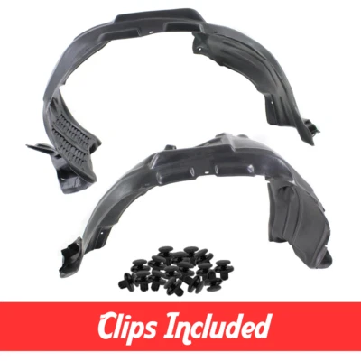 Front Left & Right Fender Liner Set w/ Clips For 2010-2012 Lexus RX350 RX450h Foto 1 de 4
