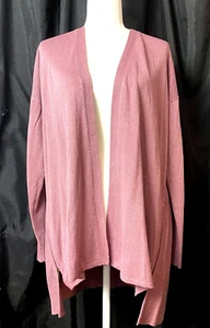 Worthington mauvefarbene Strickjacke vorne offen - Größe Large - neu mit Etikett -  - Bild 1 von 7