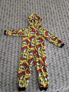 Buc-ees One Piece Youth Sz 3T Fleece Lounge Sleep Wear - Picture 1 of 3