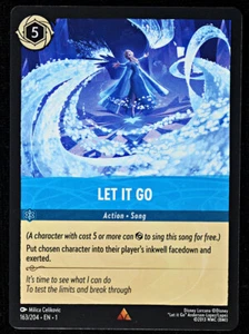 Disney Lorcana TCG - Let It Go - 163/204 - Rare - Regular NM - Picture 1 of 2