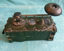 Clansman Hand Generator British Army Radio Battery Charger Used