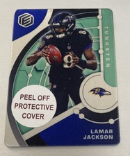 Lamar Jackson 2022 Elements Football Tungsten Metal Card #44 of 74 Ravens