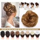 Natural Curly Messy Bun Hair Piece Scrunchie Updo Hair Extensions Real as Human