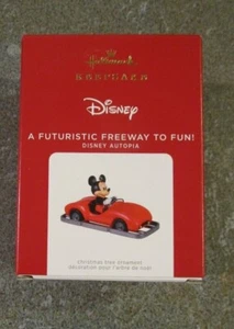Hallmark Disney Futuristic Freeway to Run Autopia Mickey 2021 Keepsake Ornament - Picture 1 of 3