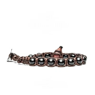 Bracciale tamashii originale tibetano pietra ONICE BHS 601-1