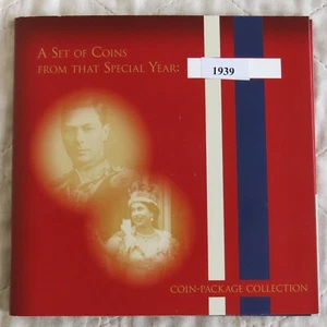 1939 GEORGE VI 8 COIN CIRCULATION SET - sealed pack - Picture 1 of 4