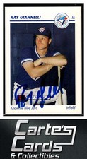 Ray Giannelli 1991 Line Drive AA #357 Blue Jays TTM/IP Signed Autographed