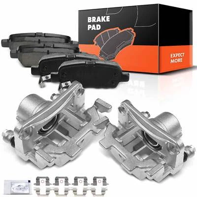 Brake Caliper & Brake Pads for Infiniti EX35 08-12 FX35 EX37 FX37 QX50 QX70 Rear - Image 1 of 4