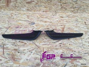 Juego de alas de carbono delanteras originales Ferrari 458 OEM 81762010 y 81761910 - Imagen 1 de 11