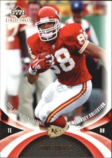 2005 UD Mini Jersey Collection Football Card #31 Tony Gonzalez