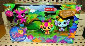 Littlest Pet Shop LPS glitzernder Gartenfeen Drache 2661 2662 2663 Neu in Verpackung - Bild 1 von 5