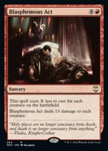 MTG - BLASPHEMOUS ACT - New Capenna Commander (R) - Bild 1 von 1