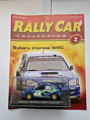 IXO Deagostini 1/43 Subaru Impreza WRC New Zealand Rally 2003 Diecast Auto + Mag - Immagine 1 di 3