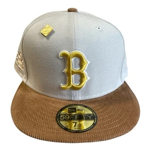 Boston Red Sox 2004 World Series Corduroy New Era 59Fifty 7 1/2 Capsule Hat NWT - Picture 1 of 5
