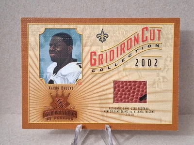 2002 Donruss Gridiron Kings - Gridiron Cut Collection Aaron Brooks #GC-98 /550 - Image 1 of 2