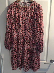 BNWT Very - Ladies Long Sleeved Flowery Dress Size 16 - Picture 1 of 7