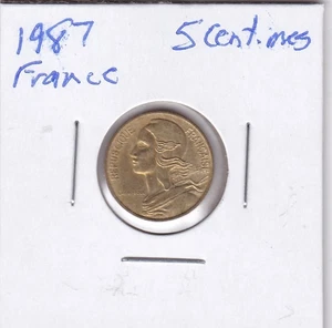 1987 France 5 Centimes - Picture 1 of 4
