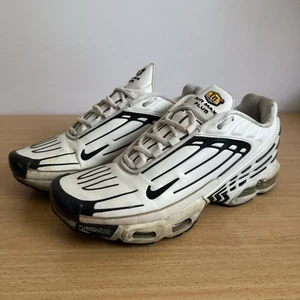 Nike Air Max Plus TN3 men's size US10.5 Black White Leather - Picture 1 of 8