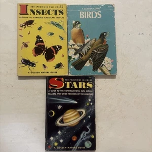 Insekten, Vögel & Sterne (3 Stück Golden Nature Guide) Taschenführer - Bild 1 von 5
