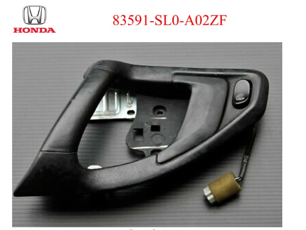 本田正品原始设备制造商 NSX 左门把手 ASSY 皮革黑色 ☆ 83591-SL0-A02ZF ☆ — 第 1/3 张图片