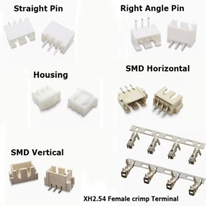 XH 2.54mm Straight/Right Angle Pin Header Female Male Housing Connector 2P-20Pin - Picture 1 of 17