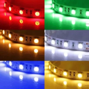 DC12V 24V 5m 300LEDs Flexible LED Light Strip SMD5050 for Room Home Party Xmas - Picture 1 of 43