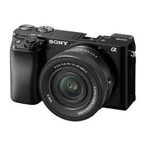 Sony Alpha a6100 APS C Mirrorless Lens Black Camera with 16 to 50mm Lens - Picture 1 of 3