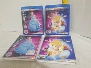 Cinderella 1 2 & 3 (1950) with slipcase (Blu-ray) Disney Sealed - Picture 1 of 2