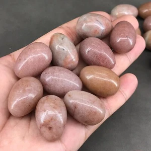 10pcs natural Strawberry cryst quartz egg quartz crystal skull reiki healing gem - Picture 1 of 11