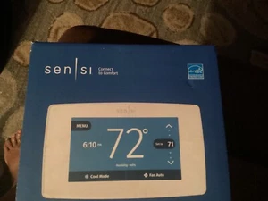 Emerson Sensi Touch Smart Programmable Wi-Fi Thermostat ST75S - Silver - Picture 1 of 2