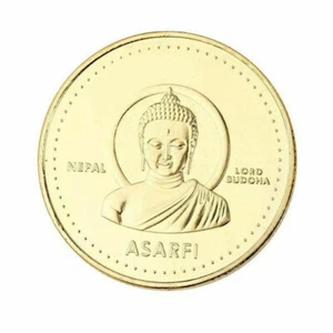 Colección de monedas conmemorativas de oro Nepal ASARFI Buda Cultura Señor Shiva - Imagen 1 de 4