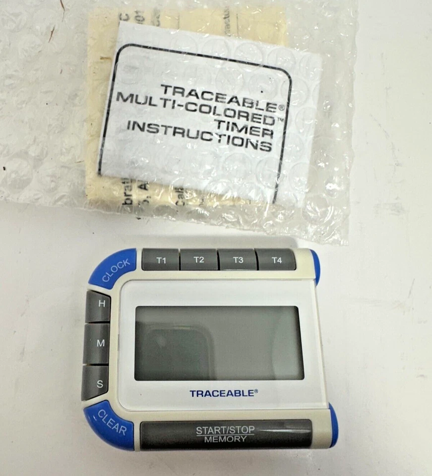 Traceable Multi-Colored Timer Grainger 8XFF0 5/8" LCD Display - Image 1 of 3