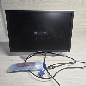 Dell UltraSharp 2208WFPT/2208wfpf 22" Wide Screen LCD Monitor w/Stand AND Cables - Picture 1 of 8
