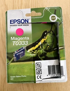 Cartucho de tinta magenta Epson T0333 caja dañada (I9) - Imagen 1 de 1