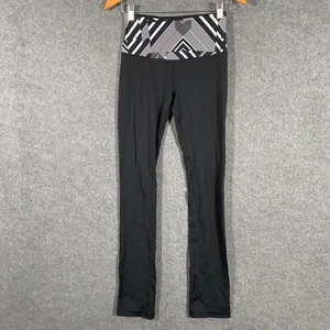 Victoria Secret Tights Womens Extra Small Black White VSX Sport Yoga Full Length - Picture 1 of 10