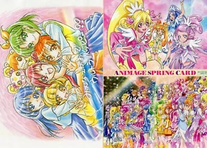 3 pcs postcard promo Smile Precure Pretty Cure Glitter Force anime Doki Doki - Picture 1 of 1