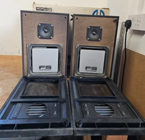 Vintage Retro Pioneer S-323X Speakers 2 Way + Original Box Boxed - Rubber Perish - Picture 1 of 24