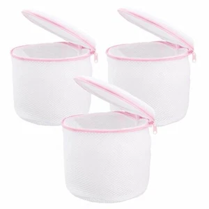 3 pc Mesh Laundry Bra Wash Basket Bags Lingerie Bras Underwear Stocking Saver - Picture 1 of 3
