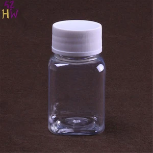 80ml Empty Sample Vials Clear Plastic PET Bottles with Plastic Cap,3 Pcs/Pack - Picture 1 of 2