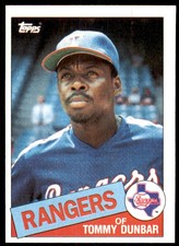 1985 Topps: Tommy Dunbar B Baseball Cards #102