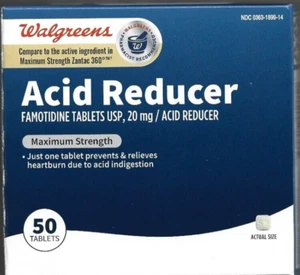 Acid Reducer Max Strength 50 tabs Exp 07/2026 (1 Box) - Picture 1 of 3