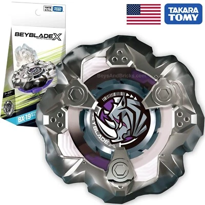 TAKARA TOMY Rhino Horn 3-80S Beyblade X Booster BX-19 - ¡VENDEDOR DE EE. UU.! Foto 1 de 4