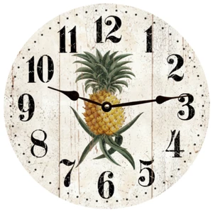 Rustic Pineapple Clock - Picture 1 of 4