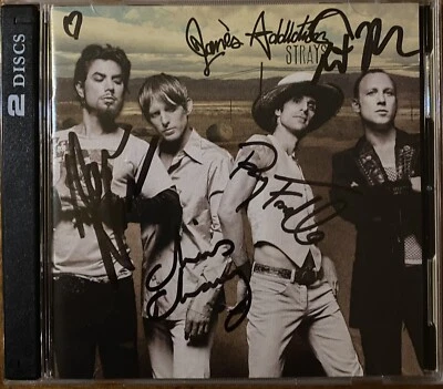 JANE'S ADDICTION Streuner 2003 US Capitol Records Handsigniert CD Band Signiert - Bild 1 von 3