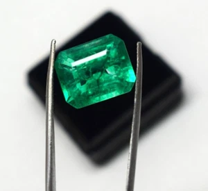 Natürlicher Smaragd 8,40 Ct Zertifiziert Lose Edelstein Smaragd Form, Beste Qualität. - Bild 1 von 4