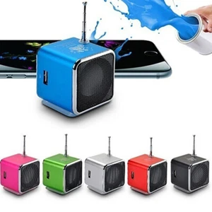 Portable Mini Subwoofer Speaker Music Player FM Radio MicroSD TF USB MP3 - Picture 1 of 18