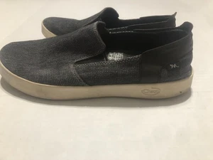 Chaco Davis Gray Loafer Slip On Low Top Leather Heel Casual Shoe Sneaker Men 10 - Picture 1 of 12