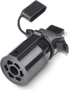 Trailer Adapter 7 Pin to 4 Pin Flat Plug Weatherproof Converter - Bild 1 von 4