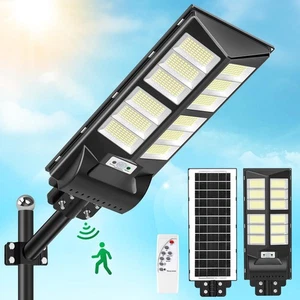 Farola Solar LED Detector de Movimiento Farola IP65 Lámpara Solar Exterior - Imagen 1 de 30