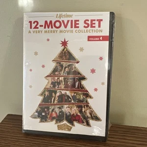 New Lifetime 12-Movie Set A Very Merry Movie Collection Volume 4 DVD Sealed - Imagen 1 de 2